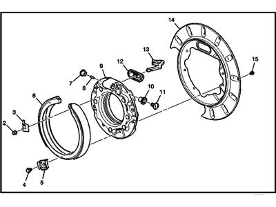 GMC 15206290 BRAKE,PARKING(INCLUDES 2-15)