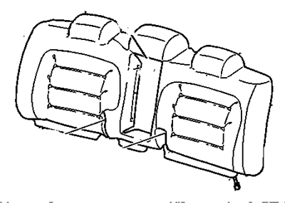 Cadillac 12085206 CONNECTOR,INLINE-TO HEATED SEAT ELEMENT(BACK CUSHION COVER)