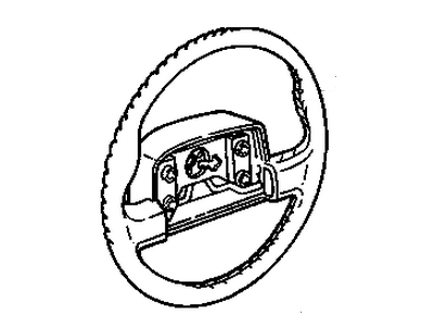 Cadillac 17998321 WHEEL, STEERING (W/AJ3,NP5)(1989)(*04)