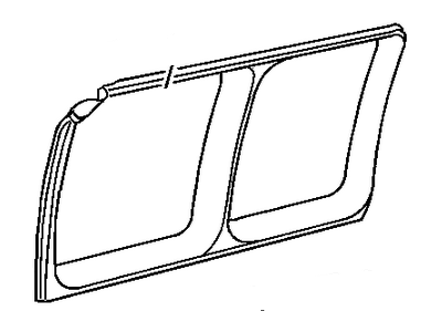 Chevy 22758137 MOLDING,REAR SIDE DOOR GARNISH(INCLUDES 15)(PEWTER)