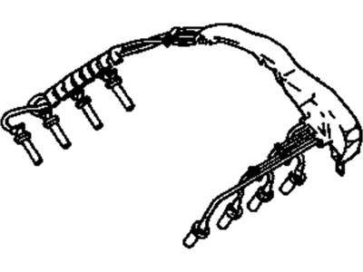 Chevy 12132229 RETAINER,SPARK PLUG WIRE(CONTAINS 2 LEADS)(1 LEAD)(RETAINS 2-7MM LEADS,HINGE LOCKING COVER,NARROW BLADE MOUNT)