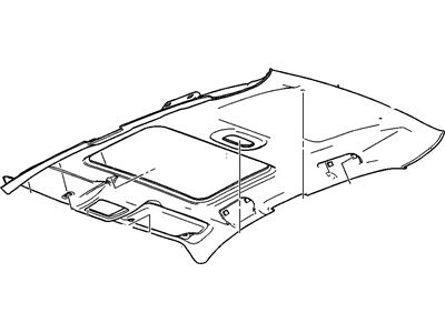 Chevy 22872516 PANEL,HEADLINING TRIM(INCLUDES 35)(TITANIUM)