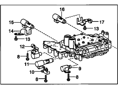 Pontiac 88975189 BODY,CONTROL VALVE(INCLUDES 8-17)