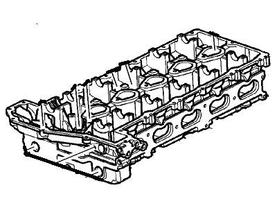 Chevy 19258592 HEAD,CYL (W/VLVS)(INCLUDES 204,205,209-211,216-219,224,225,911)(REMANUFACTURED-NOT FOR SALE WHERE IMPORTS ARE RESTRICTED)