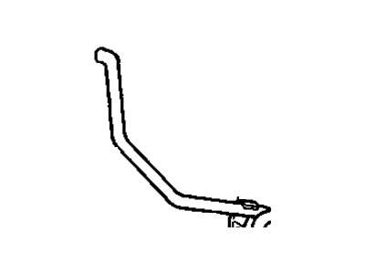 Buick 25533050 HOSE,HEATER INLET(TO UPPER INLET PIPE FROM LOWER INLET PIPE)(1.540)(1991)