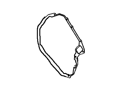 Cadillac 12576673 GASKET,ENGINE FRONT COVER(PAPER GASKET)(W/FRONT COVER STAMPED 12569092. FOR 2ND DESIGN SEE 12593627.)