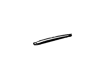 GM 12516307 Molding,Roof Front Header Garnish (LH) *Graphite