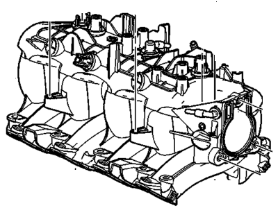 GMC 19257592 MANIFOLD,INTAKE(INCLUDES 15)(W/GASKET)