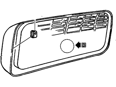 Buick 10241243 GRILLE,FRONT(SILVER METAL)(INCLUDE BRACKET 10155594)