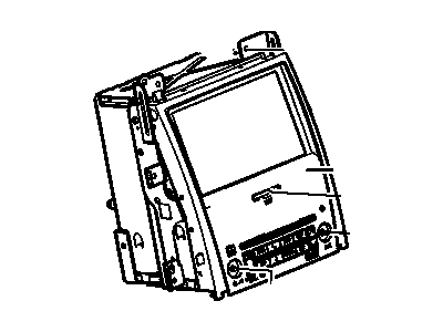 Cadillac 22832456 RADIO,RECEIVER & CONTROL & NAV(INCLUDES 8,11,13)(LABELED 22832456)