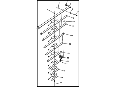 Chevy 15035989 SPRING,REAR(PART NO LONGER AVAILABLE FROM GM, NOW SERVICED BY COMPONENTS.  FIELD INVENTORY MAY EXIST.)(INCLUDES 2-20)(WHEN USING ON 1998 AND PRIOR,REPLACE IN SETS)