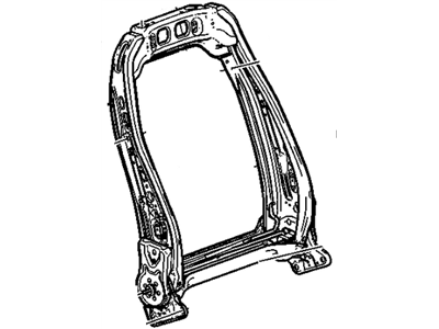 Chevy 95077861 FRAME,FRONT SEAT BACK(INCLUDES 2,7,8,12,13)