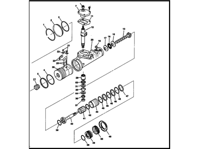 Chevy 19133727 GEAR KIT,STEERING(INCLUDES 1-3,5-65)(REMANUFACTURED-NOT FOR SALE WHERE IMPORTS ARE RESTRICTED)