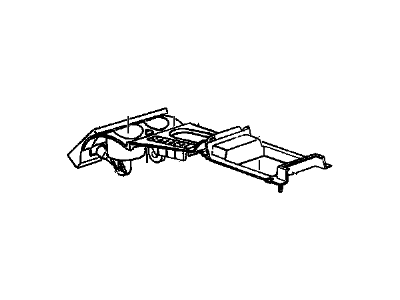 Buick 25654457 PLATE,FRONT FLOOR CONSOLE TRANS SHIFT OPENING TRIM(W/INDICATOR DIAL)(INCLUDES 6-8,11,53-58)(NEUTRAL)