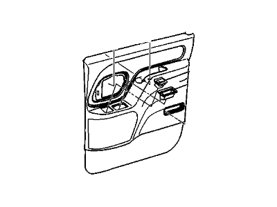 GMC 15976057 PANEL,REAR SIDE DOOR TRIM(INCLUDES 4)(NEUTRAL)