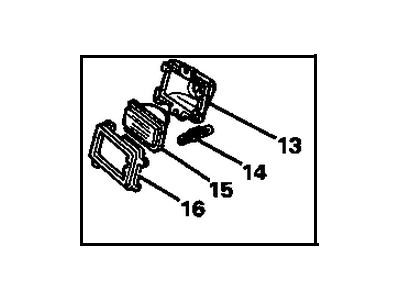 GM 16517065 Headlamp Capsule Assembly