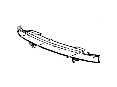 GM 20999011 Bar Assembly, Front Bumper Imp