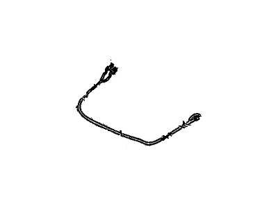 Cadillac 20941486 CABLE,RADIO & MOBILE TELEPHONE ANTENNA(LOCATED IN IP)