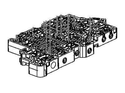 Chevy 19353726 BODY,CONTROL VALVE UPPER(INCLUDES 308,311,900,901,902)(SEE GROUP 04.000 "UPPER VALVE BODY" FOR DETAILED ILLUSTRATED VIEW)(W/O PINS,SPRINGS,PLUGS,& RETAINERS)