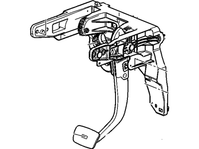 Chevy 22845698 PEDAL,BRAKE(INCLUDES 13)(PEDAL ASM WITHOUT ACCESS AND WITHOUT PADS)