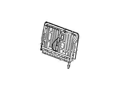 GM 88937944 Frame,Rear Seat Back Cushion