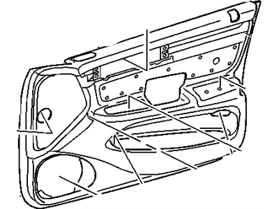 Cadillac 12101823 CONNECTOR,DOOR WIRING HARNESS(GRAY)(10-WAY MALE)(W/LEADS)(METRI-PACK 150)