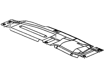 Chevy 15086329 SHIELD,EXHAUST FRONT HEAT(AT FRONT FLOOR PANEL)(INCLUDES 6)