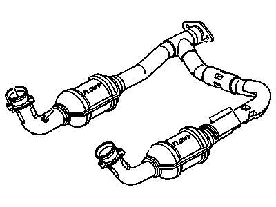 Chevy 15039596 CONVERTER,3WAY CATALYTIC(W/EXHAUST MANIFOLD PIPE)(CODE UNJ UPX)(INCLUDES 7)(CODE UTL)