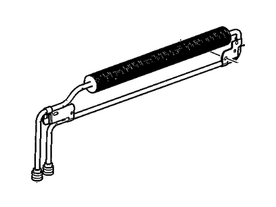 Cadillac 20968136 COOLER,TRANS FLUID AUXILIARY(INCLUDES 13-16)(FOR VEHICLE BUILT ON 06/07/10 & AFTER)(FOR 1ST DESIGN SEE 20877022)