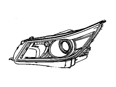 GM 19351926 Headlamp Kit (Service)