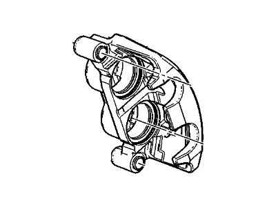 Chevy 84751975 CALIPER,FRONT BRAKE (W/O BRAKE PADS & BRACKET)(INCLUDES 4,5,7,16,17)(2X60MM)