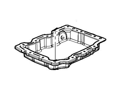 Cadillac 12654318 PAN,LOWER OIL(PART OF 440)(15 BOLT DESIGN)