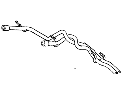 Chevy 15635945 PIPE, EXHAUST TAIL (LH)(G213,3 W/6.2C,6.2J)