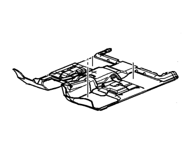 GM 22997002 Carpet Assembly, Front Floor Panel *Cashmere E