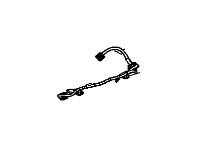 Cadillac 22953454 HARNESS,REAR LICENSE PLATE LAMP WIRING(INCLUDES 10)