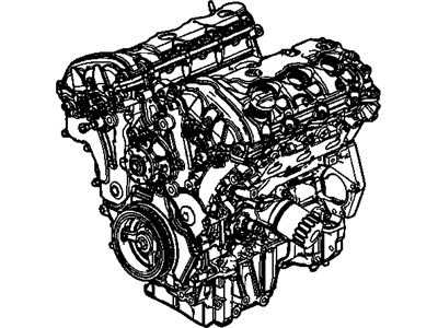 Saturn 19210828 ENGINE,GASOLINE(LONG BLOCK LESS INTAKE AND FUEL PUMP)(REMANUFACTURED-NOT FOR SALE WHERE IMPORTS ARE RESTRICTED)