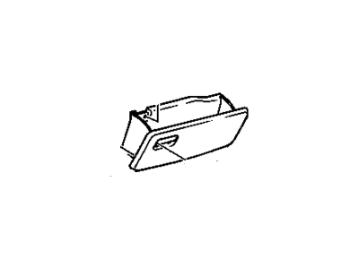 GMC 15706754 DOOR,INSTRUMENT PANEL COMPARTMENT(PART OF 15)(INCLUDES 21-23,25,27-29,33)(GRAPHITE)(COMPLETE DOOR INCLUDING GLOVE BOX)