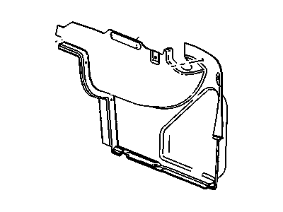 Buick 22896352 TRIM,REAR COMPARTMENT SIDE