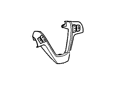 Cadillac 10359327 SWITCH,DRIVER INFORMATION DISPLAY & MULTIFUNCTION(PART OF 1)(CASHMERE)(ON STEERING COLUMN)