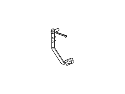 Cadillac 25913335 PEDAL,BRAKE(W/BRACKET)(INCLUDES 3-5,7-12,14-17)