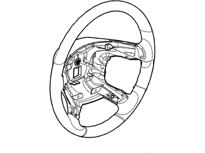 GMC 84088363 WHEEL,STEERING(INCLUDES 2-5,7-10)(EBONY)