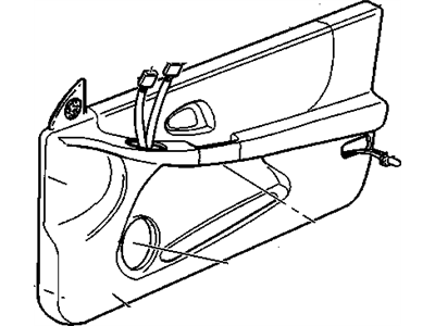 GM 10428587 Trim Assembly, Front Side Door (Lh) <Use 1C5M*Neutral Medium