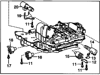 Pontiac 19205556 BODY,CONTROL VALVE(INCLUDES 11-20)