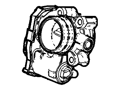 Chevy 12645663 BODY,THROTTLE(W/THROTTLE ACTUATOR)(MATING CONNECT USE 13587193 6-WAY FEMALE W/LEADS)