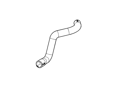 Cadillac 84128856 HOSE,RADIATOR OUTLET(SEE GROUP 01 "HOSES & PIPES/RADIATOR-LEFT" FOR DETAILED ILLUSTRATED VIEW)