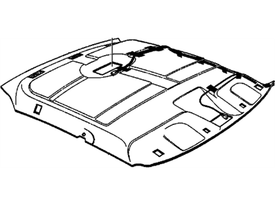 GM 25618721 Panel Assembly, Headlining Trim Finish *Graphite