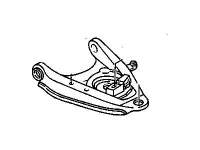 Chevy 15724997 ARM,FRONT LOWER CONTROL(INCLUDES 31,40,53,56-58)(INCLUDES SHAFT,STUD & BUSHINGS)