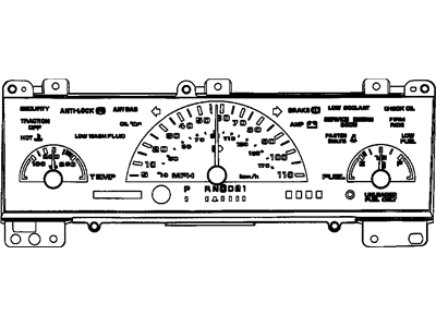 GM 16151234 Lamp,Instrument Cluster (W/Socket) (1.2 Cp)