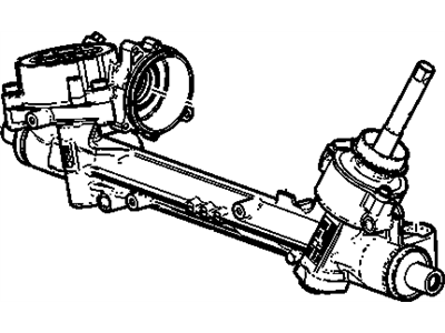 Buick 84216769 GEAR,ELECTRIC DUAL PINION RACK & PINION STEERING(CODE APS)(INCLUDES 1-9,12-16)