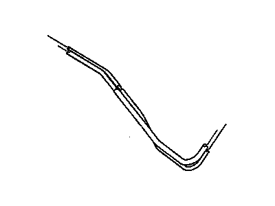 Oldsmobile 88986304 HOSE,AUXILIARY A/C EVAPORATOR(REAR HALF)(KENT-MORE TUBING REPAIR KIT J41425 IS REQ FOR INSTALL)